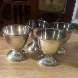 Elegant Silver Aperitif drinking cups